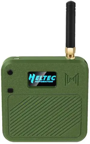 Heltec WiFi LoRa 32 Development Board with 3000mAh Battery Meshtastic LoRaWAN Compatible ESP32-S3 SX1262 Chip OLED Display Type-C USB IoT Smart Home Wireless Projects Plastic Case Included (N32 Green)