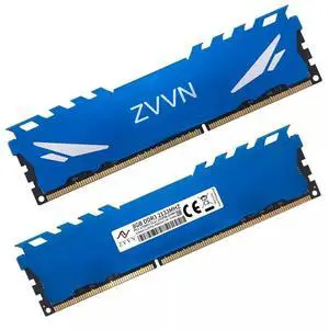 16GB (2 x 8GB) DDR3 2133MHz OC (PC3 17000U) 240Pin DIMM Arbeitsspeicher Computer Desktop Memory Module Ram Upgrade (2133Mhz, Blue)