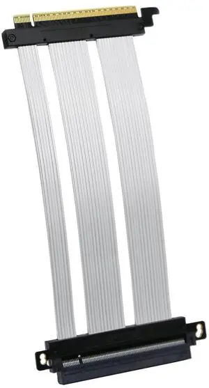 GIGA-MEGA PCIe 5.0 X16 Riser Cable Dual Reverse and Straight GPU Extension Cable GEN5 for ITX A4 Case RTX5090 (Straight 30cm) GIGA-MEGA PCIe 5.0 X16 Riser Cable Dual Reverse and Straight GPU Extension Cable GEN5 for ITX A4 Case RTX5090 (Straight 30cm)