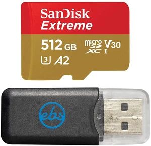 SanDisk 512GB Extreme MicroSD Memory Card Works with GoPro Action Cameras SanDisk 512GB Extreme MicroSD Memory Card Works with GoPro Action Cameras