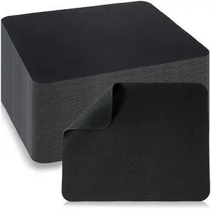 50 Pack Mouse Pads Bulk - Black Mouse Pad Set, 8.66 x 7.09 Inches with Non-Slip Rubber Base for Computer Laptop Gaming Office Home Use (0.08 Inch Thickness) 50 Pack Mouse Pads Bulk - Black Mouse Pad Set, 8.66 x 7.09 Inches with Non-Slip Rubber Base for Computer Laptop Gaming Office Home Use (0.08 Inch Thickness)