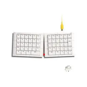 KBDcraft 07Israfel 50% Ergo-Split Low-Profile Mechanical Keyboard, 56-Key Ortho, Lego-Compatible Case, Wired, Linear Switch, Gasket Mount, Hot-Swappable, RGB, QMK, Vial for Win/Mac, Full Kit, White KBDcraft 07Israfel 50% Ergo-Split Low-Profile Mechanical Keyboard, 56-Key Ortho, Lego-Compatible Case, Wired, Linear Switch, Gasket Mount, Hot-Swappable, RGB, QMK, Vial for Win/Mac, Full Kit, White