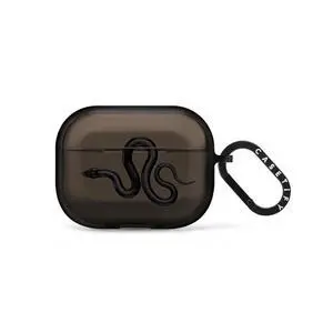 CASETiFY Impact Airpods Pro (3rd) Case with Ring - Black Kingsnake - Black CASETiFY Impact Airpods Pro (3rd) Case with Ring - Black Kingsnake - Black