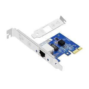 Buacoz Single Port 2.5G Gigabit Network Card with Intel I225 Chip PCI-E X1 Ethernet Adapter, RJ45 LAN NIC Card Support Windows10/11 Buacoz Single Port 2.5G Gigabit Network Card with Intel I225 Chip PCI-E X1 Ethernet Adapter, RJ45 LAN NIC Card Support Windows10/11