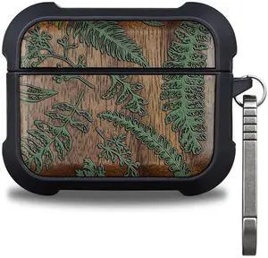 Walnut Solid Wood for AirPods Pro 3 Case (2025), Botanical Garden Walnut Solid Wood for AirPods Pro 3 Case (2025), Botanical Garden