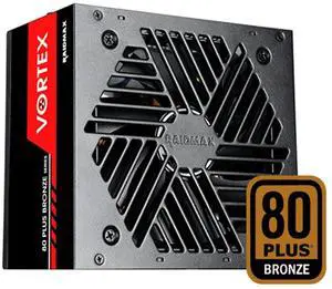 RAIDMAX Vortex 700watts 80+ Certified Bronze ATX Power Supply, Continuous Power with 120mm Quiet Fan, ATX 12V V2.3/EPS 12V Active PFC Power Supply (700, Watts) RAIDMAX Vortex 700watts 80+ Certified Bronze ATX Power Supply, Continuous Power with 120mm Quiet Fan, ATX 12V V2.3/EPS 12V Active PFC Power Supply (700, Watts)