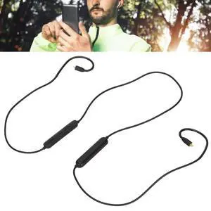 MMCX Bluetooth Adapter Cable with Low Latency Codec, Bass and Voice Enhancement Modes, Bluetooth 5.0 Technology for Headphones with MMCX Connectors MMCX Bluetooth Adapter Cable with Low Latency Codec, Bass and Voice Enhancement Modes, Bluetooth 5.0 Technology for Headphones with MMCX Connectors