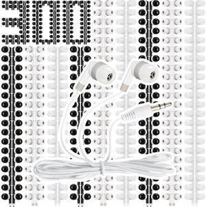 Kigeli 300 Packs Bulk Earbuds Headphones Wired Earphones for Classroom Kids Colorful in Ear Students Ear Buds with 3.5mm Jack for Laptop School Library Supplies, No Microphone (Black,White,Grey) Kigeli 300 Packs Bulk Earbuds Headphones Wired Earphones for Classroom Kids Colorful in Ear Students Ear Buds with 3.5mm Jack for Laptop School Library Supplies, No Microphone (Black,White,Grey)