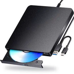 Dainty External Blu ray Drives Player Read/Write Compatible Bluray Burner USB 3.0 / Type-C BD DVD Burner Blu ray Player for pc, Windows 7-11 & MacBlack Dainty External Blu ray Drives Player Read/Write Compatible Bluray Burner USB 3.0 / Type-C BD DVD Burner Blu ray Player for pc, Windows 7-11 & MacBlack