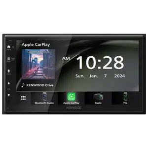 KENWOOD DMX50S 6.8" Capacitive Touchscreen Digital Multimedia Receiver Wired Apple CarPlay, Android Auto, Bluetooth, USB Mirroring, iDatalink Maestro Ready KENWOOD DMX50S 6.8" Capacitive Touchscreen Digital Multimedia Receiver Wired Apple CarPlay, Android Auto, Bluetooth, USB Mirroring, iDatalink Maestro Ready