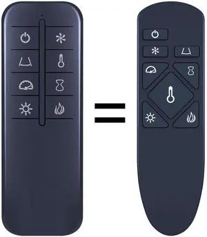 MOVHEIYL Replacement Remote Control for Twin Star ClassicFlame TRESANTI Electric Fireplace Heater 42IF442FGL 42IF442FGL-B000 42MM6659 42II042FGT 42MM6717 MOVHEIYL Replacement Remote Control for Twin Star ClassicFlame TRESANTI Electric Fireplace Heater 42IF442FGL 42IF442FGL-B000 42MM6659 42II042FGT 42MM6717