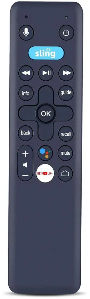 New Replacement Voice Remote Control Compatible with Sling AIRTVMINI AirTV Mini AirTV 2 AirTV Anywher, with Google Assistant Netflix Channels New Replacement Voice Remote Control Compatible with Sling AIRTVMINI AirTV Mini AirTV 2 AirTV Anywher, with Google Assistant Netflix Channels
