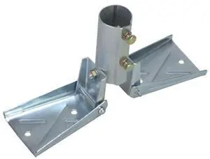 Heavy Duty Roof Mount for Masts up to 1-1/2" OD - EZ 19 Antenna Mast Peak Mount Heavy Duty Roof Mount for Masts up to 1-1/2" OD - EZ 19 Antenna Mast Peak Mount