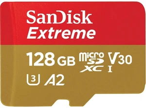 SanDisk 128GB Extreme microSDXC Card for Mobile Gaming, up to 190MB/s, with A2 App Performance, UHS-I, Class 10, U3, V30 SanDisk 128GB Extreme microSDXC Card for Mobile Gaming, up to 190MB/s, with A2 App Performance, UHS-I, Class 10, U3, V30
