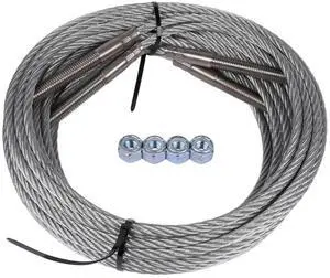 Getanye 2PCS N372 Equalizer Cables 30' 1/2" Replacement for Rotary Lift SPO10 Model BH-7529-86 BH7529-86 Diameter 5/16" Getanye 2PCS N372 Equalizer Cables 30' 1/2" Replacement for Rotary Lift SPO10 Model BH-7529-86 BH7529-86 Diameter 5/16"
