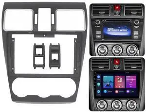 9'' Car Radio Stereo Dash Install Kit Fascia Panel Trim fits for Subaru Forester 2015-2018 Impreza XV CROSSTREK WRX LEVORG 2014 Installation Aftermarket Stereo Headunit 9'' Car Radio Stereo Dash Install Kit Fascia Panel Trim fits for Subaru Forester 2015-2018 Impreza XV CROSSTREK WRX LEVORG 2014 Installation Aftermarket Stereo Headunit