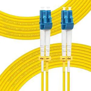 FLYPROFiber- 100M/328ft OS2 Fiber Patch Cable LC to LC, Length Options: 0.2m-300m, 1G/10GB Single Mode Duplex 9/125um SMF Fiber Optic Cable Cord LSZH 100Meter(328ft) FLYPROFiber- 100M/328ft OS2 Fiber Patch Cable LC to LC, Length Options: 0.2m-300m, 1G/10GB Single Mode Duplex 9/125um SMF Fiber Optic Cable Cord LSZH 100Meter(328ft)