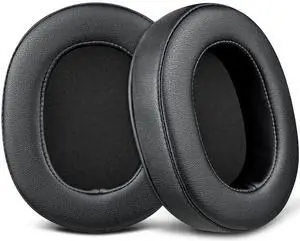 SOULWIT Earpads Replacement for Sony MDR-M1 Professional Reference Closed Monitor Headphones, Ear Pads Cushions with Soft Protein Leather and High-Density Memory Foam - Black SOULWIT Earpads Replacement for Sony MDR-M1 Professional Reference Closed Monitor Headphones, Ear Pads Cushions with Soft Protein Leather and High-Density Memory Foam - Black