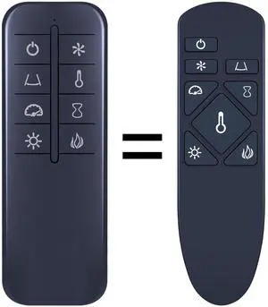 PZL New Replacement Remote Control for Twin Star ClassicFlame TRESANTI Electric Heater Fireplace 42II042FGT 42MM6659 421F442FGL-B000 42IF442FGL-B000 PZL New Replacement Remote Control for Twin Star ClassicFlame TRESANTI Electric Heater Fireplace 42II042FGT 42MM6659 421F442FGL-B000 42IF442FGL-B000