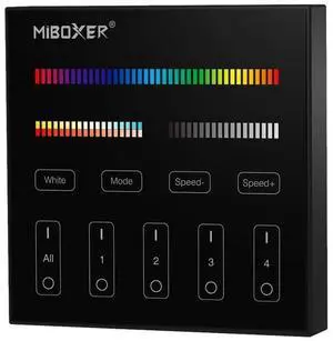 Miboxer B4 4-Zone Panel Remote RGB+CCT (Black) Miboxer B4 4-Zone Panel Remote RGB+CCT (Black)