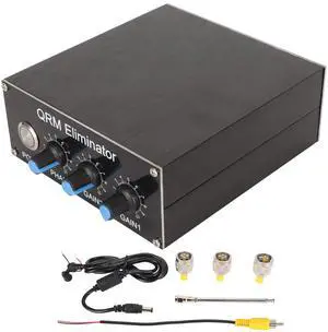 GOWENIC QRM Eliminator X, Aluminum Alloy Signal Canceller Adjustable Built in PTT Control with Auxiliary Antenna Compatibility for Most HF Transceivers, GOWENICenmgs2ow98 GOWENIC QRM Eliminator X, Aluminum Alloy Signal Canceller Adjustable Built in PTT Control with Auxiliary Antenna Compatibility for Most HF Transceivers, GOWENICenmgs2ow98