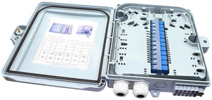PNGKNYOCN 12-Core FTTH Fiber Distribution Box, IP65, 12-Port, Indoor/Outdoor Optical Fiber Splicing PNGKNYOCN 12-Core FTTH Fiber Distribution Box, IP65, 12-Port, Indoor/Outdoor Optical Fiber Splicing