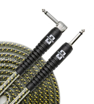 Analysis Plus Yellow Oval Instrument Cable 20ft Straight to 90 Analysis Plus Yellow Oval Instrument Cable 20ft Straight to 90