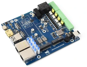 KLAYERS Gigabit/2.5G Dual Ethernet Multi-Function Expansion Board Compatible with RPi CM5 (NOT Included), Supports RS485, 4G/5G Module, and 4K Display Output,No case KLAYERS Gigabit/2.5G Dual Ethernet Multi-Function Expansion Board Compatible with RPi CM5 (NOT Included), Supports RS485, 4G/5G Module, and 4K Display Output,No case