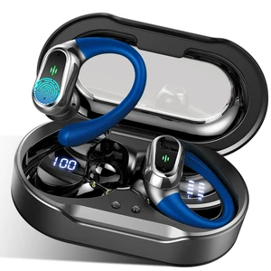 Wireless Earbuds, 2026 Bluetooth 5.4 Headphones Sport, 50Hrs HiFi Stereo Deep Bass Over-Ear buds with ENC Noise Cancelling Mic, IP7 Waterproof & LED Display Earphones with Earhooks for Workout/ Wireless Earbuds, 2026 Bluetooth 5.4 Headphones Sport, 50Hrs HiFi Stereo Deep Bass Over-Ear buds with ENC Noise Cancelling Mic, IP7 Waterproof & LED Display Earphones with Earhooks for Workout/