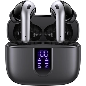 TAGRY Bluetooth Headphones True Wireless Earbuds 60H Playback LED Power Display Earphones with Wireless Charging Case IPX5 Waterproof in-Ear Ear buds with Mic for TV Smart Phone Laptop C TAGRY Bluetooth Headphones True Wireless Earbuds 60H Playback LED Power Display Earphones with Wireless Charging Case IPX5 Waterproof in-Ear Ear buds with Mic for TV Smart Phone Laptop C