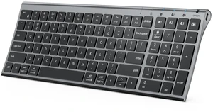 iClever BK10 SE Bluetooth Keyboard for Mac, Full-Size Layout, Graphite iClever BK10 SE Bluetooth Keyboard for Mac, Full-Size Layout, Graphite