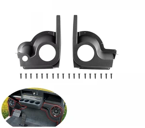 STILEALUS Black ABS Golf Cart Speaker Pods Fits for EZGO TXT 1994 and Up Replacement for E-Z-GO 627153(Set of 2) STILEALUS Black ABS Golf Cart Speaker Pods Fits for EZGO TXT 1994 and Up Replacement for E-Z-GO 627153(Set of 2)