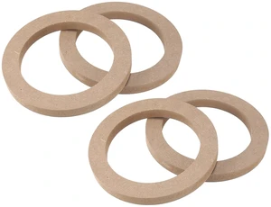 X AUTOHAUX 5" Universal Wooden Car Speaker Mounting Spacer Rings Adapter X AUTOHAUX 5" Universal Wooden Car Speaker Mounting Spacer Rings Adapter