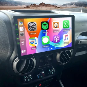 10.1" Double Din Car Stereo for Jeep Wrangler JK 2007-2010, Android 13 10.1" Double Din Car Stereo for Jeep Wrangler JK 2007-2010, Android 13
