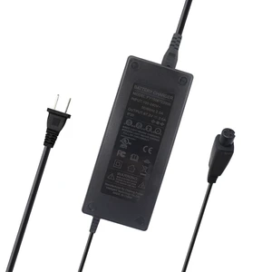 67.2V 2A Lithium Battery Charger AC Adapter Power Supply for 16S 60V Lithium Li-ion Batteries Pack, 3-Prong Inline Female Connector 67.2V 2A Lithium Battery Charger AC Adapter Power Supply for 16S 60V Lithium Li-ion Batteries Pack, 3-Prong Inline Female Connector