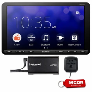 Sony XAV-AX8100 8.95" Media Receiver with Apple CarPlay, Android Auto, WebLink Cast, SiriusXM Ready + SXV300V1 SiriusXM Vehicle Tuner Bundle Sony XAV-AX8100 8.95" Media Receiver with Apple CarPlay, Android Auto, WebLink Cast, SiriusXM Ready + SXV300V1 SiriusXM Vehicle Tuner Bundle
