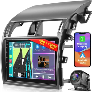 Car Radio GPS Stereo for Toyota Corolla 2009 2010 2011 2012 2013, 4G+128G Car Radio GPS Stereo for Toyota Corolla 2009 2010 2011 2012 2013, 4G+128G