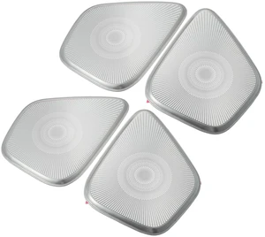 ACROPIX Front Rear Left Right Door Speaker Frame Cover Trim Car Audio Stereo Horn Speaker Grille Fit for Mercedes Benz a B Class W247 GLB 2020 Stainless Steel Silver Tone - Pack of 4 ACROPIX Front Rear Left Right Door Speaker Frame Cover Trim Car Audio Stereo Horn Speaker Grille Fit for Mercedes Benz a B Class W247 GLB 2020 Stainless Steel Silver Tone - Pack of 4