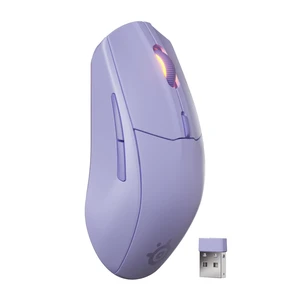SteelSeries Rival 3 Wireless Gen 2 Gaming Mouse 2.4GHz and Bluetooth 18000 DPI TrueMove Air Optical Sensor 60 Million Click Durability Light-Weight 100% PTFE Feet Lavender SteelSeries Rival 3 Wireless Gen 2 Gaming Mouse 2.4GHz and Bluetooth 18000 DPI TrueMove Air Optical Sensor 60 Million Click Durability Light-Weight 100% PTFE Feet Lavender