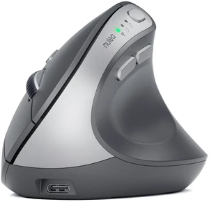 Nulea MD280 Ergonomic Vertical Wireless Mouse - Bluetooth & 2.4G Dual Mode, 4 Adjustable DPI 800/1200/1600/2400, Rechargeable, Silent Clicks, No Lag, 6 Buttons - Perfect for Laptop, Desktop Gre Nulea MD280 Ergonomic Vertical Wireless Mouse - Bluetooth & 2.4G Dual Mode, 4 Adjustable DPI 800/1200/1600/2400, Rechargeable, Silent Clicks, No Lag, 6 Buttons - Perfect for Laptop, Desktop Gre