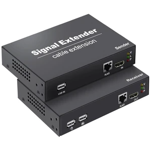 LornCeng HDMI KVM Extender 164ft/50m Over CAT5e/6/7 Cable, 1080P@60Hz LornCeng HDMI KVM Extender 164ft/50m Over CAT5e/6/7 Cable, 1080P@60Hz