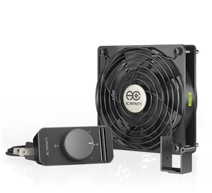 AC Infinity AXIAL S1225, 120mm Muffin Fan with Speed Controller AC Infinity AXIAL S1225, 120mm Muffin Fan with Speed Controller