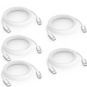 USB C to USB C Cable 6 FT 5-Pack,Woven 240W Fast Charing & Data USBC Cord USB C to USB C Cable 6 FT 5-Pack,Woven 240W Fast Charing & Data USBC Cord