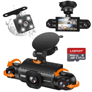 LOFOV 4 Channel Dash Cam 360 View 5G WiFi & APP Control LOFOV 4 Channel Dash Cam 360 View 5G WiFi & APP Control