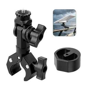 Lupholue Starlink Mini Pole Mount, Adjustable Clamp Mount with Pipe Adapter for RV, Van, Camper, Yacht and Boat, Outdoor Installation Accessory Lupholue Starlink Mini Pole Mount, Adjustable Clamp Mount with Pipe Adapter for RV, Van, Camper, Yacht and Boat, Outdoor Installation Accessory