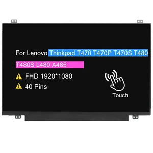 14.0" Touch Screen Replacement R140NWF5 R1 R6 B140HAK01.0 for Lenovo Thinkpad T470 T470P T470S T480 T480S L480 A485 25 00NY421 00NY420 00HW838 LCD Display Panel 40 pin FHD 1920 * 1080 14.0" Touch Screen Replacement R140NWF5 R1 R6 B140HAK01.0 for Lenovo Thinkpad T470 T470P T470S T480 T480S L480 A485 25 00NY421 00NY420 00HW838 LCD Display Panel 40 pin FHD 1920 * 1080