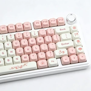 MOA Keycap-PBT Keycaps, Cute Heart-Pink Key caps 134 Keys Round Keycap MOA Keycap-PBT Keycaps, Cute Heart-Pink Key caps 134 Keys Round Keycap