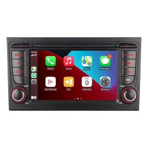 Car Stereo Compatible with Wireless Carplay/Android Auto for Audi A4 S4 RS4 2002-2008 SEAT EXEO with IPS Touch Screen/Bluetooth/Mirror Link/FM/AM/USB Car Stereo Compatible with Wireless Carplay/Android Auto for Audi A4 S4 RS4 2002-2008 SEAT EXEO with IPS Touch Screen/Bluetooth/Mirror Link/FM/AM/USB