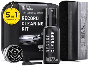Big Fudge Record Cleaning Kit Professional Series - Vinyl Record Cleaner - Includes Vinyl Brush, Cleaning Fluid, Stylus Gel, Anti Static Velvet Brush, Padded Storage Case Big Fudge Record Cleaning Kit Professional Series - Vinyl Record Cleaner - Includes Vinyl Brush, Cleaning Fluid, Stylus Gel, Anti Static Velvet Brush, Padded Storage Case