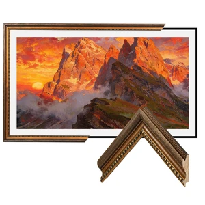 CasaDHG Antique Solid Wood TV Frame, Compatible ONLY with 65" Samsung The Frame TV Pro TVs, Vintage Distressed Wooden Bezel, Fits 65" LS03A/LS03B/LS03C/LS03D/LS03FA/LS03FW (20212025 & 2025 Pro) CasaDHG Antique Solid Wood TV Frame, Compatible ONLY with 65" Samsung The Frame TV Pro TVs, Vintage Distressed Wooden Bezel, Fits 65" LS03A/LS03B/LS03C/LS03D/LS03FA/LS03FW (20212025 & 2025 Pro)
